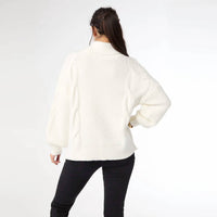 Coco + Carmen - Hennie Cable Knit Turtleneck Sweater