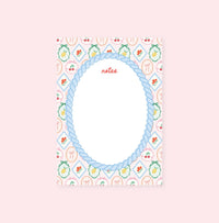 Rock Paper Scissors - Fruit Patchwork Notepad