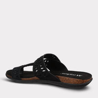 Mykos Women's Scarlett Toe Ring Sandal in black - women's sandal - view 6