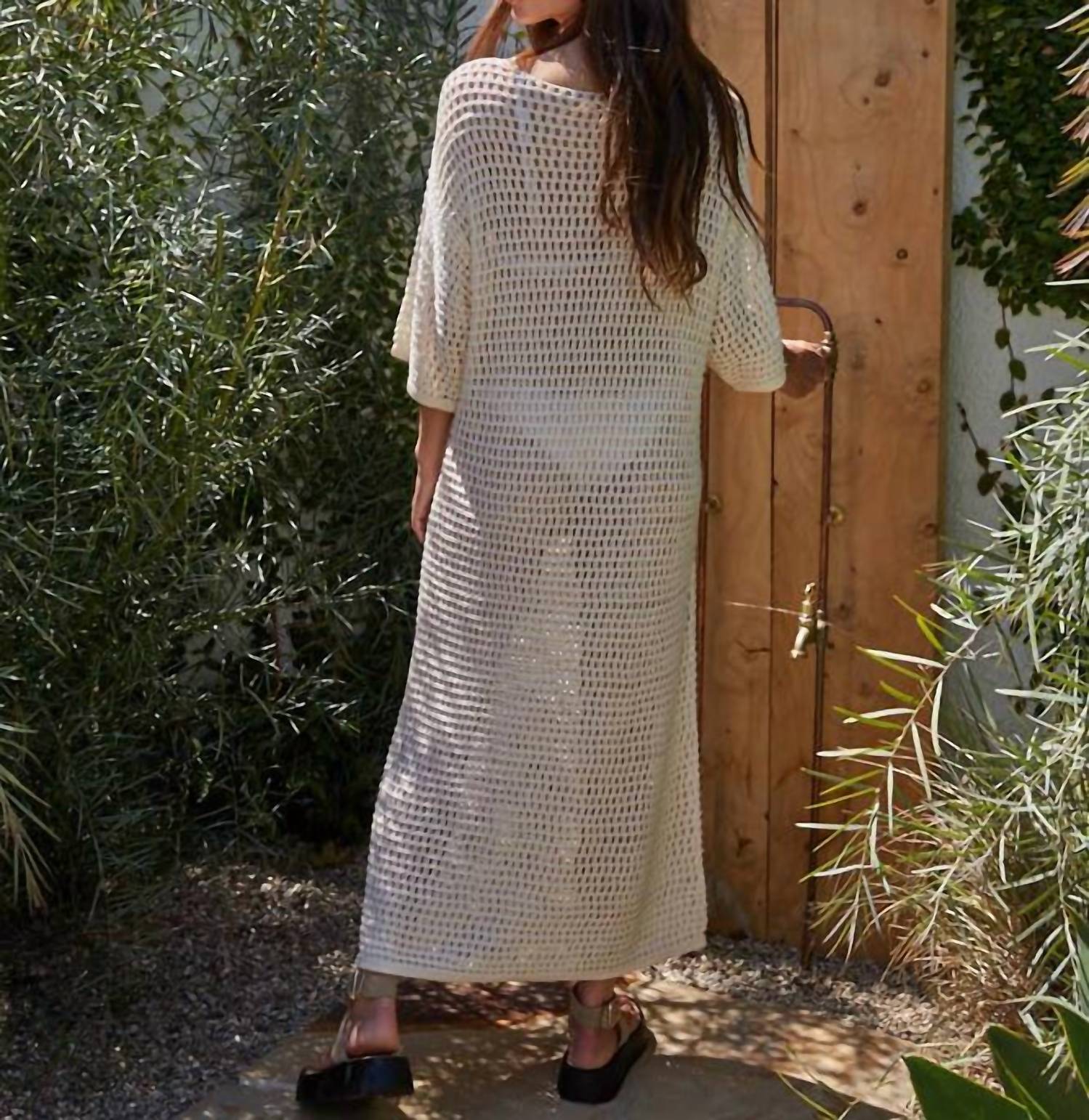 By Together - Crochet Knit Beach Maxi Dress