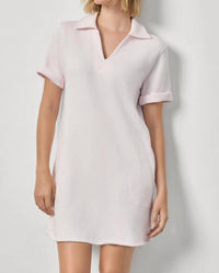 Lilla P - Raw Hem Terry Dress