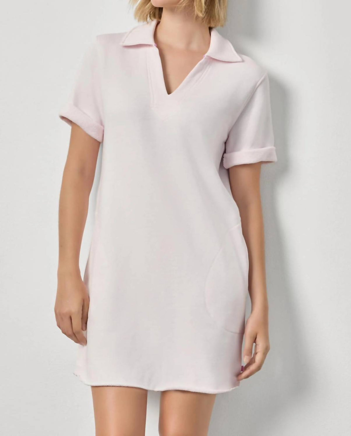 Lilla P - Raw Hem Terry Dress