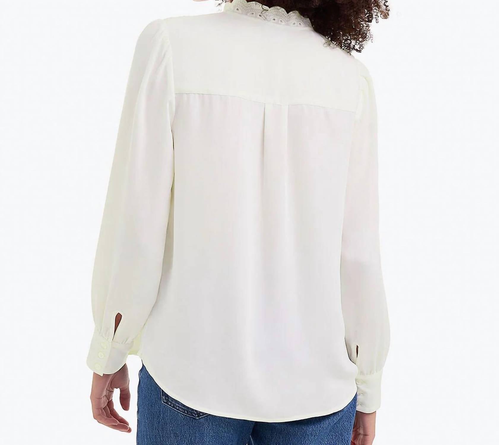 Draper James - Covered Placket Button Down Top