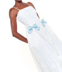 The Lulo Project - Maddy Poplin Midi Dress