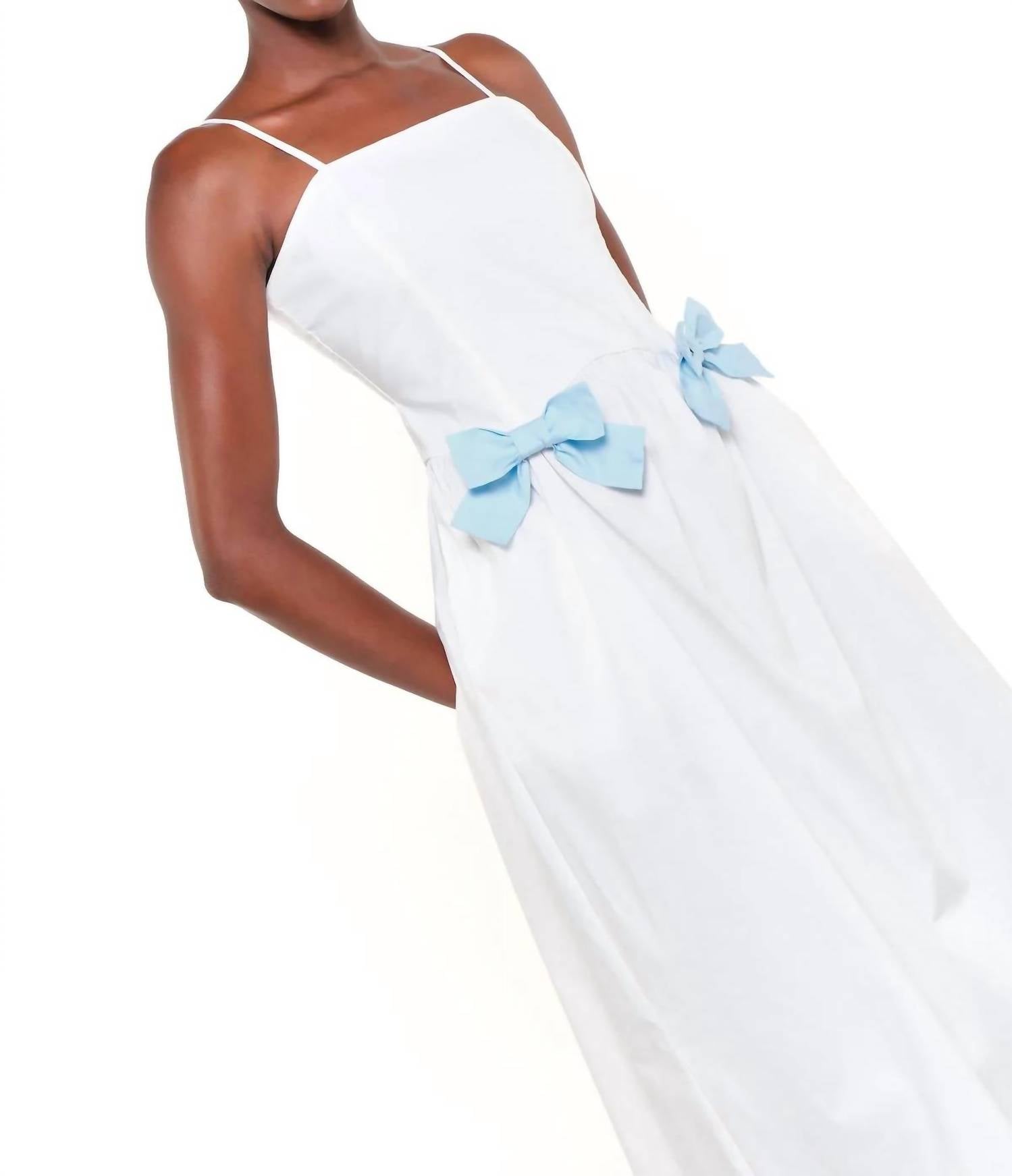The Lulo Project - Maddy Poplin Midi Dress