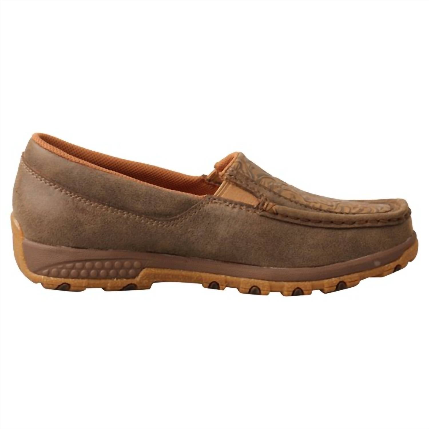 Twisted X - Women's Tooled Slip On Moccasins