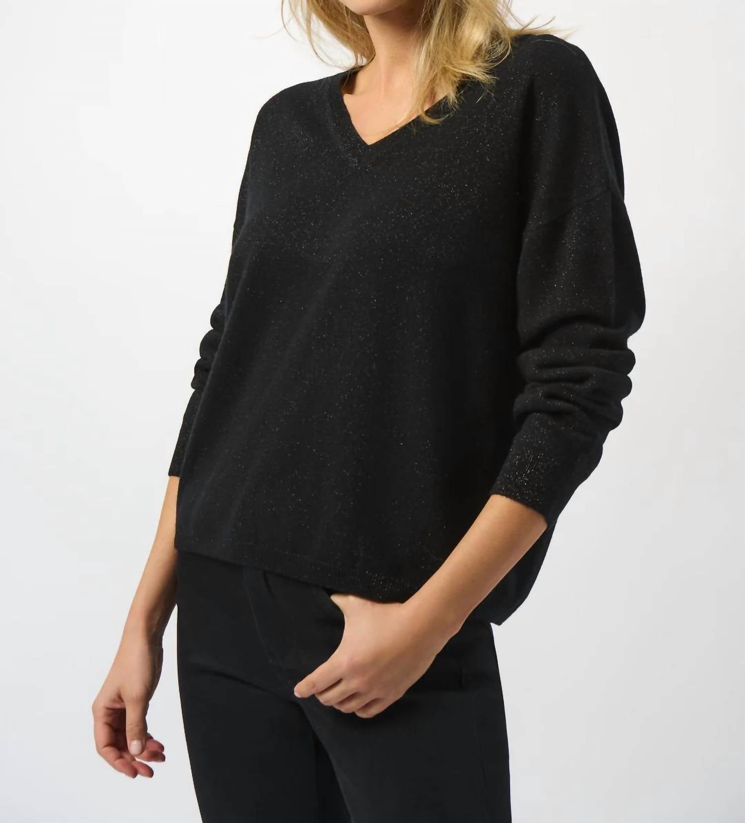 Joseph Ribkoff - V-neck Long Sleeve Sweater