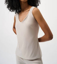 Joseph Ribkoff V-neck Camisole Top in moonstone - women's shirt