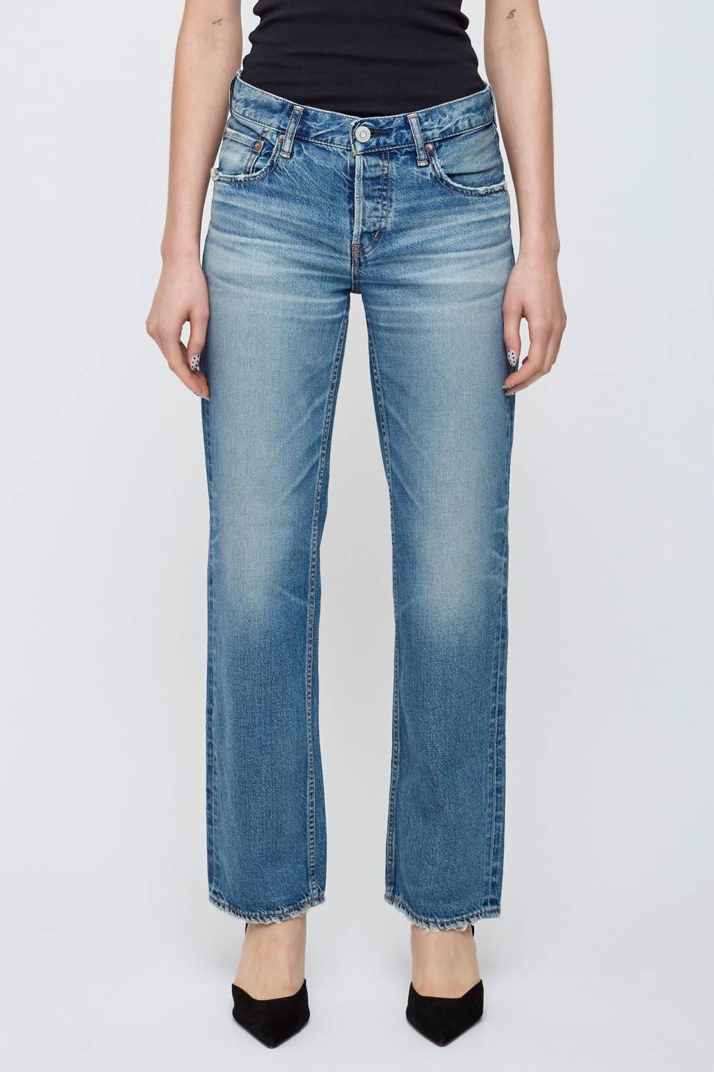 Moussy - Millsboro Straight Low Rise Jeans