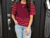 Voy - Edith Sweater Style Blouse