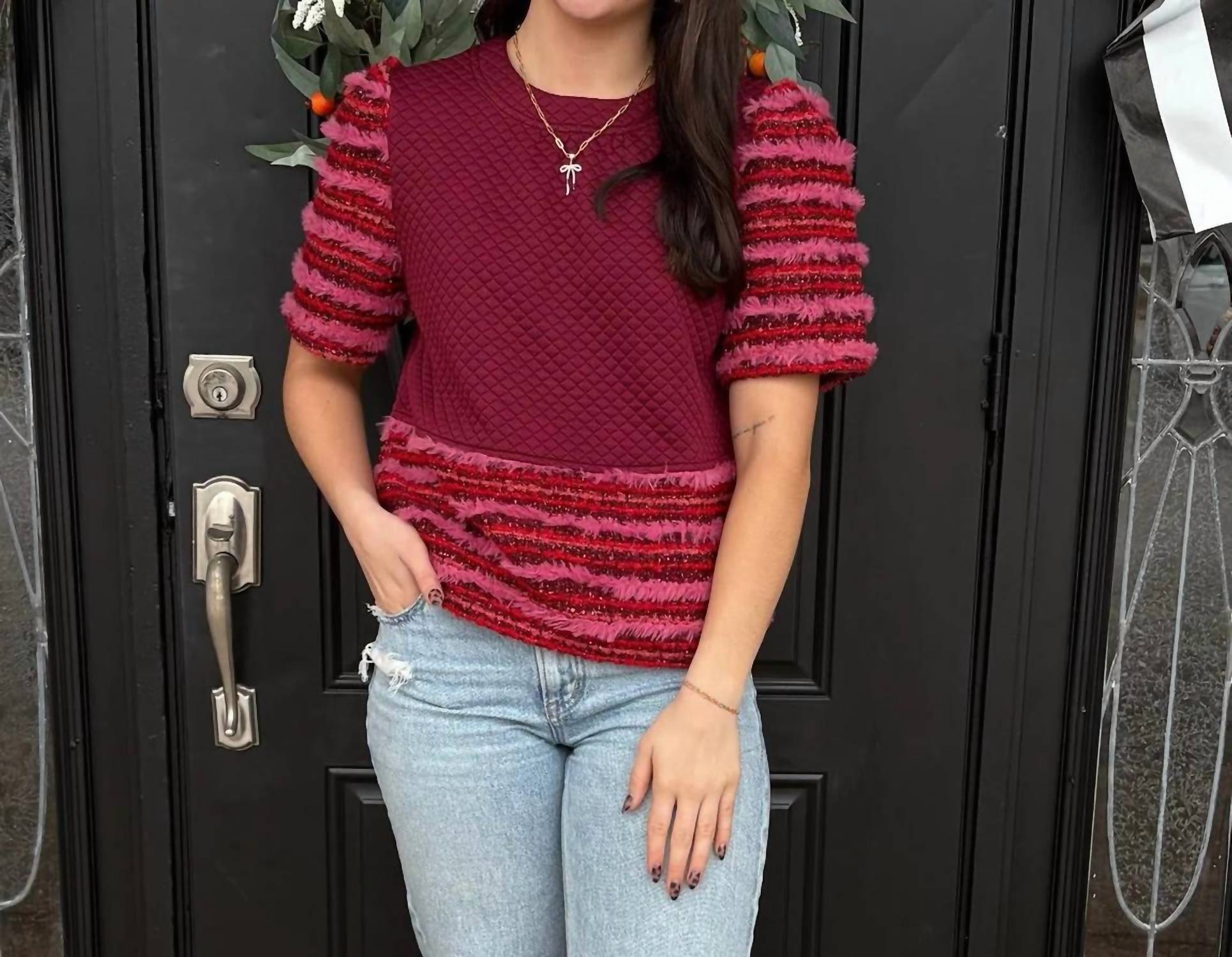 Voy - Edith Sweater Style Blouse
