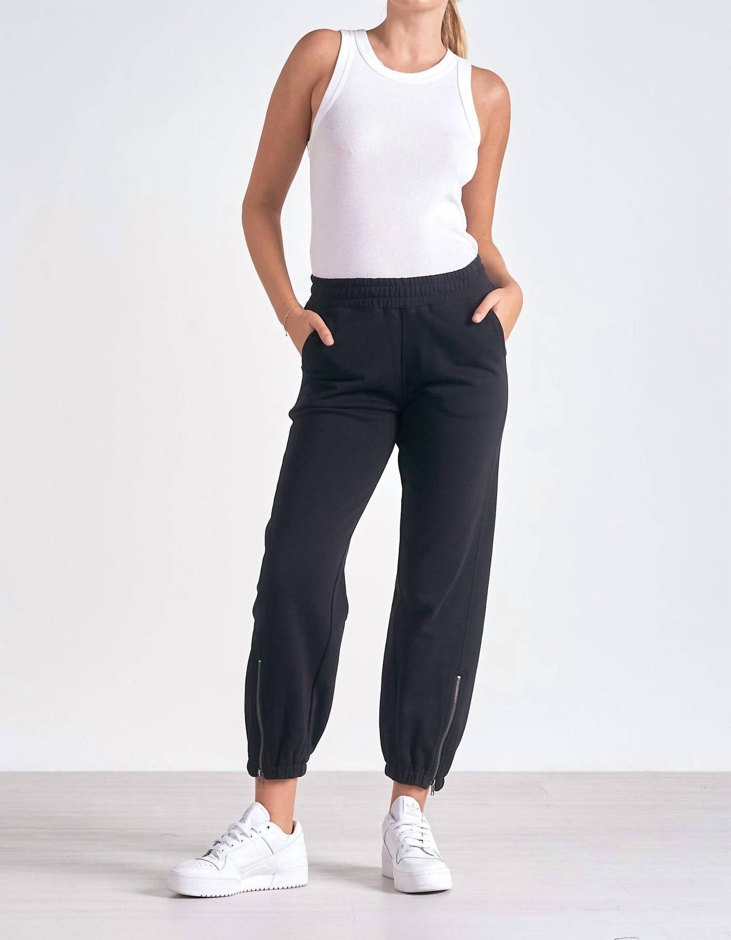 Elan - Remmy Zipper Detail Jogger