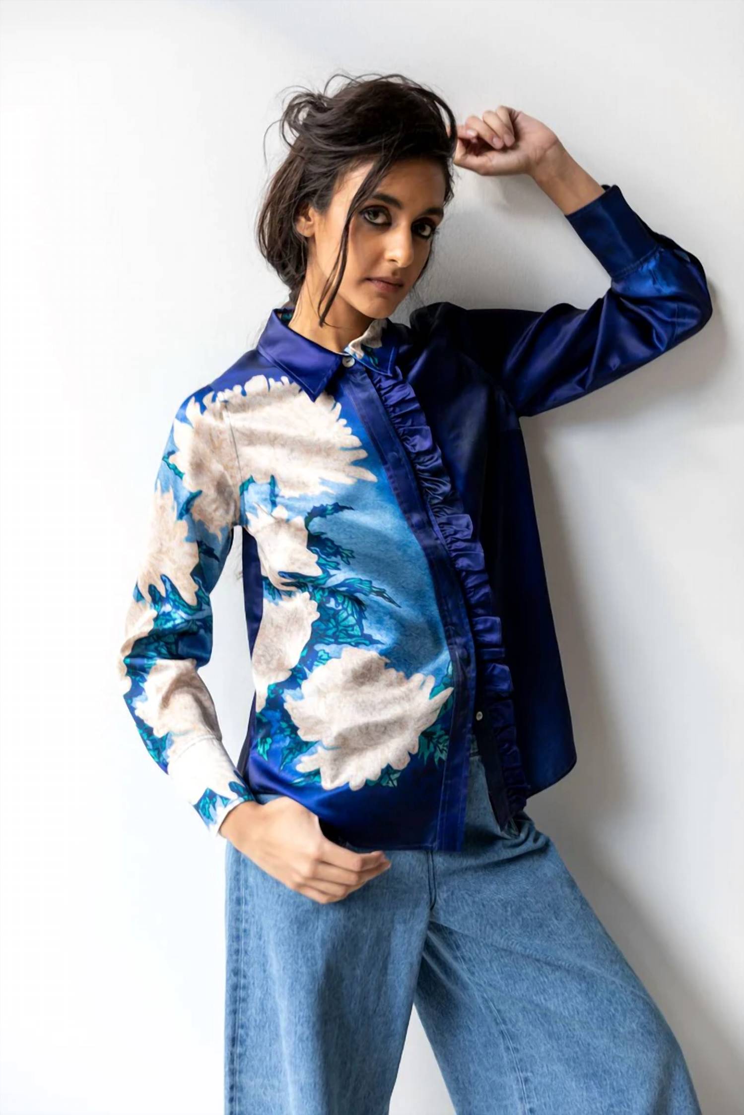 Hope For Flowers - Frilled Button Down Top