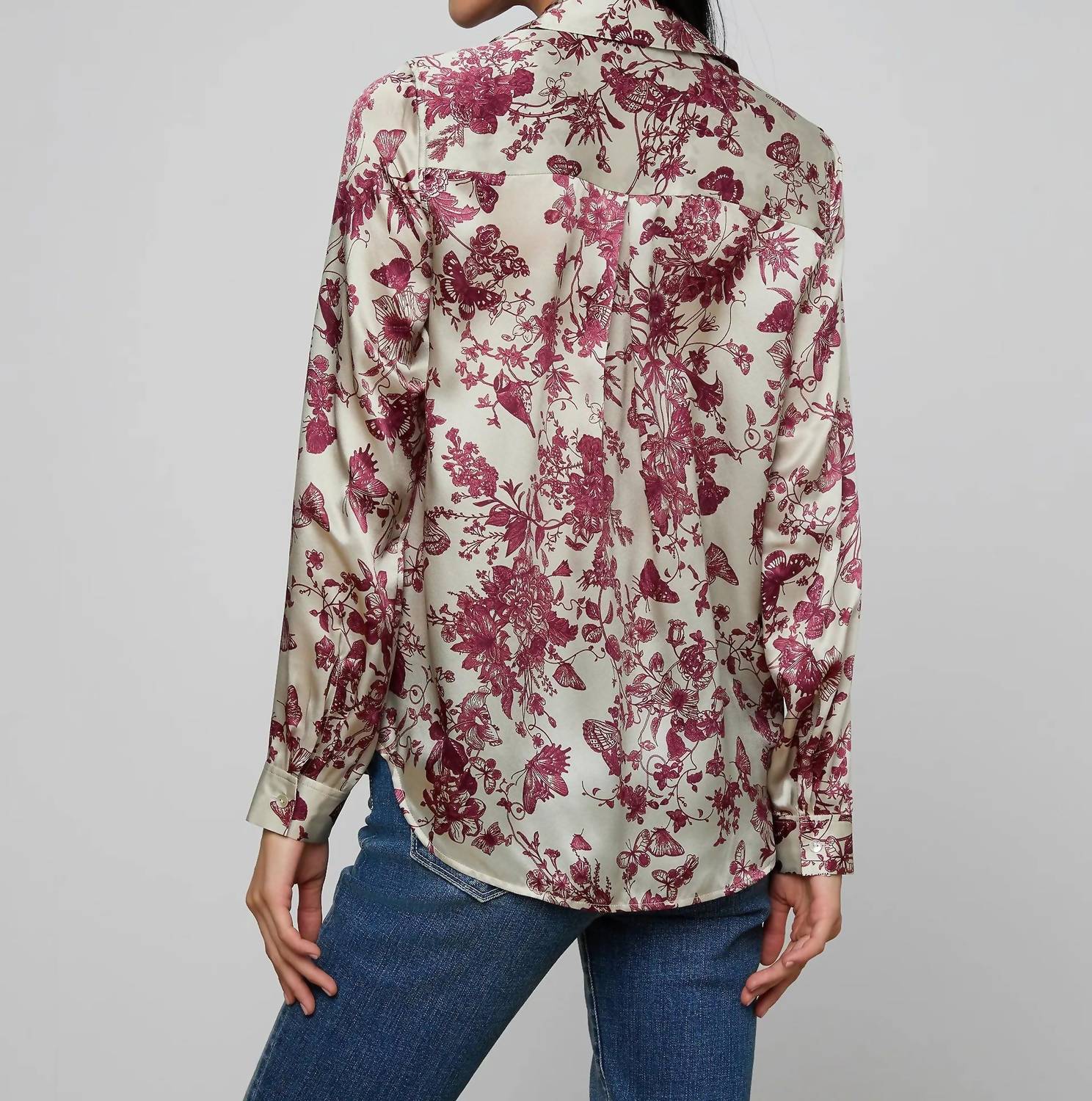 L'Agence - Tyler Silk Blouse