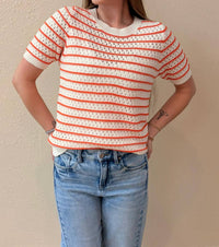 Staccato - Ivy Stripe Knit Top