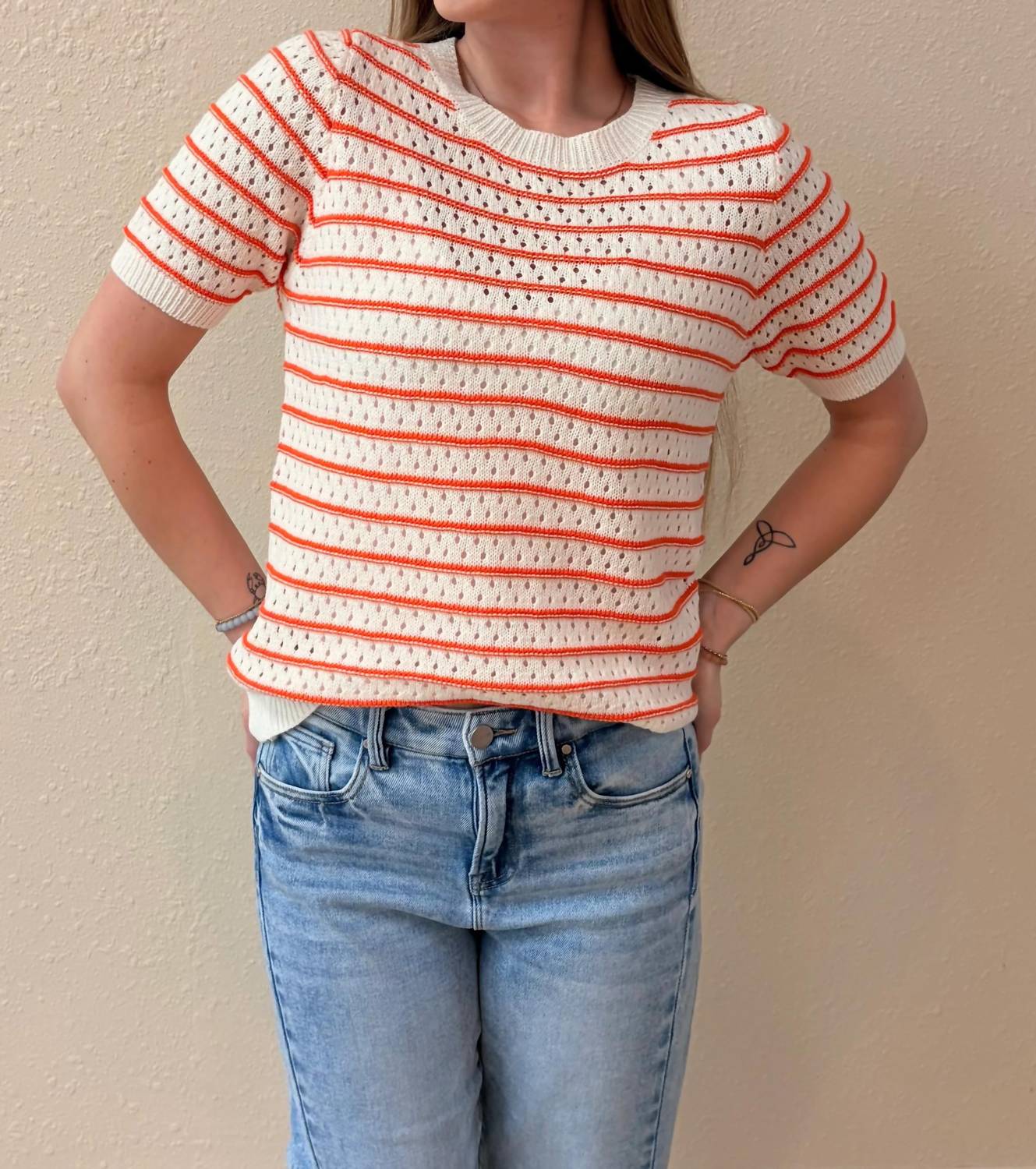 Staccato - Ivy Stripe Knit Top