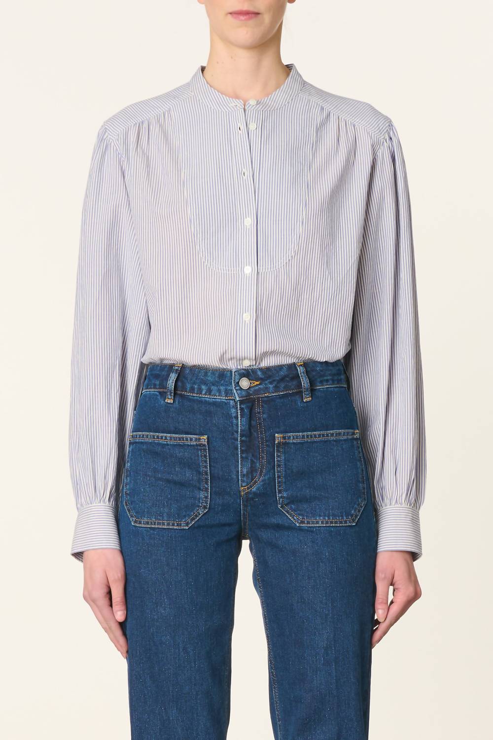 Vanessabruno - Florisse Button Front Blouse