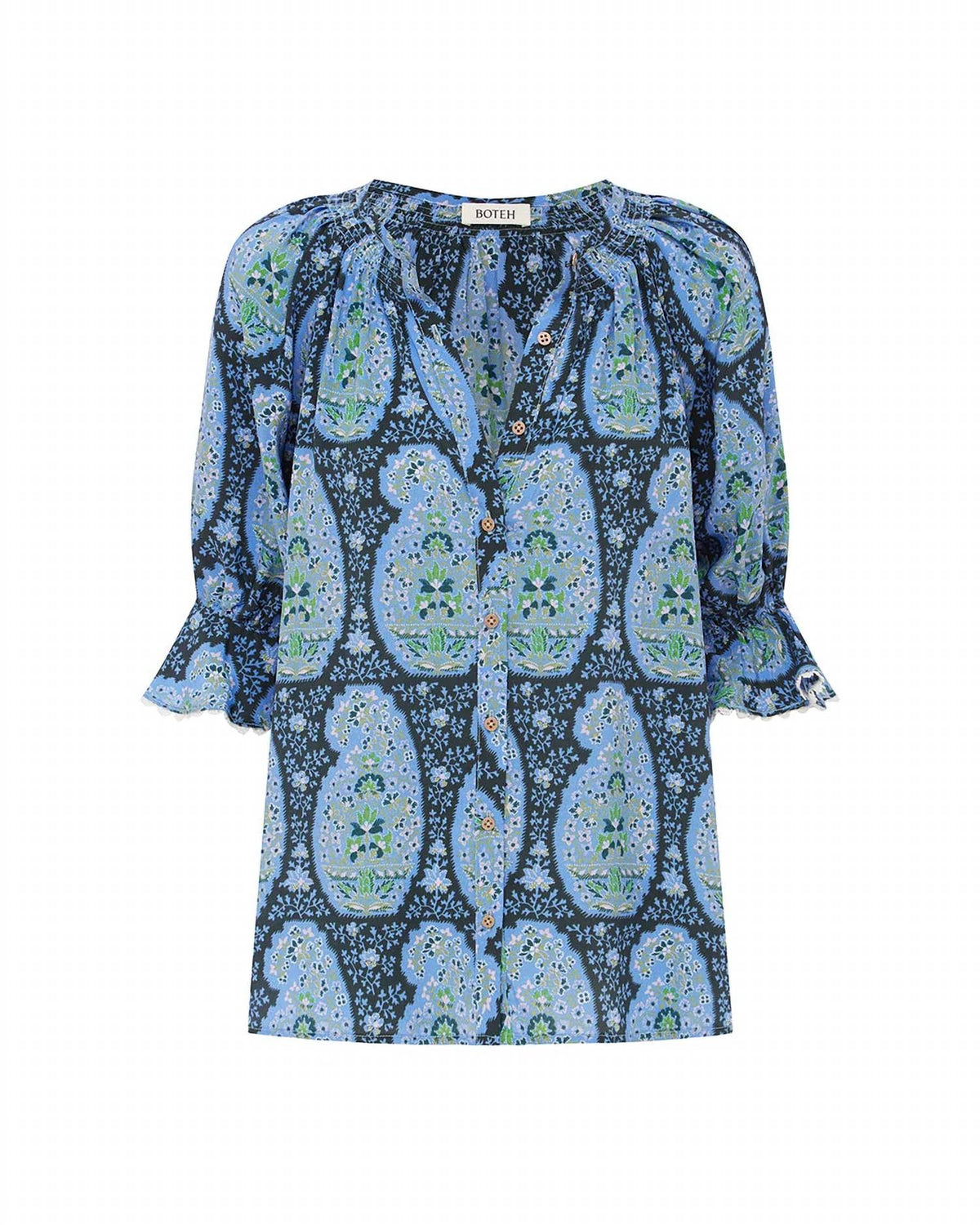 Boteh - Onda Short Sleeve Blouse