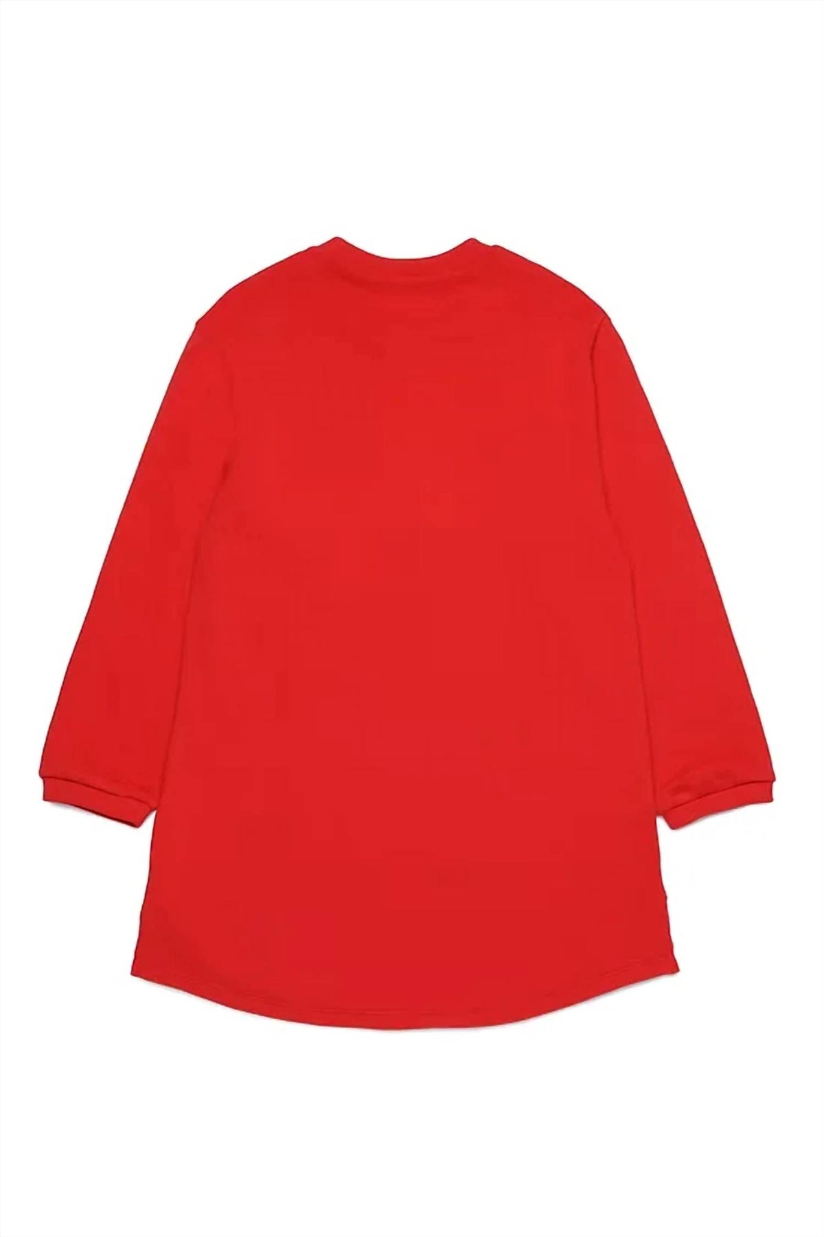 Marni - Girls Fleece Dress With Sequined Flowers