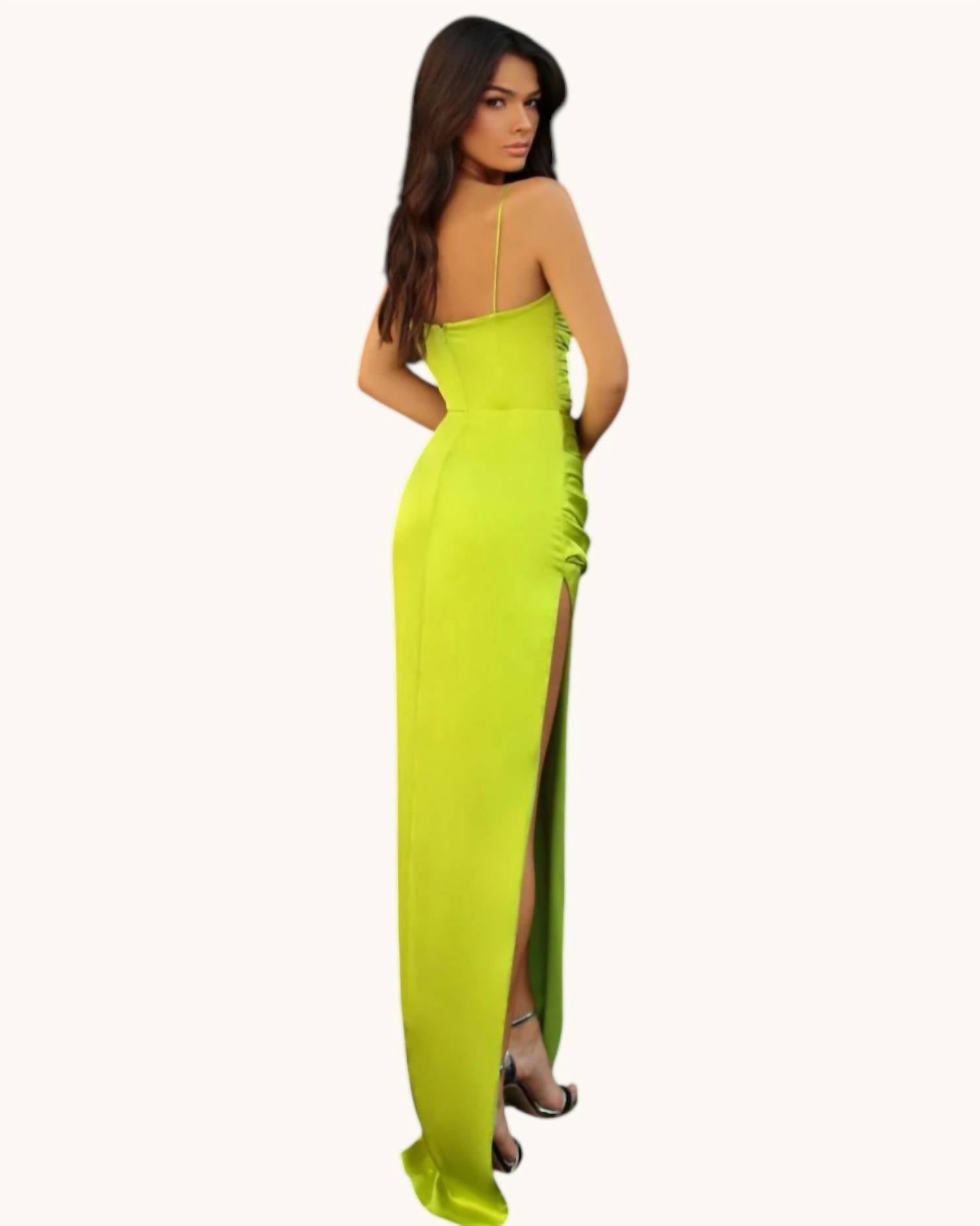 Tarik Ediz - Satin Column Dress