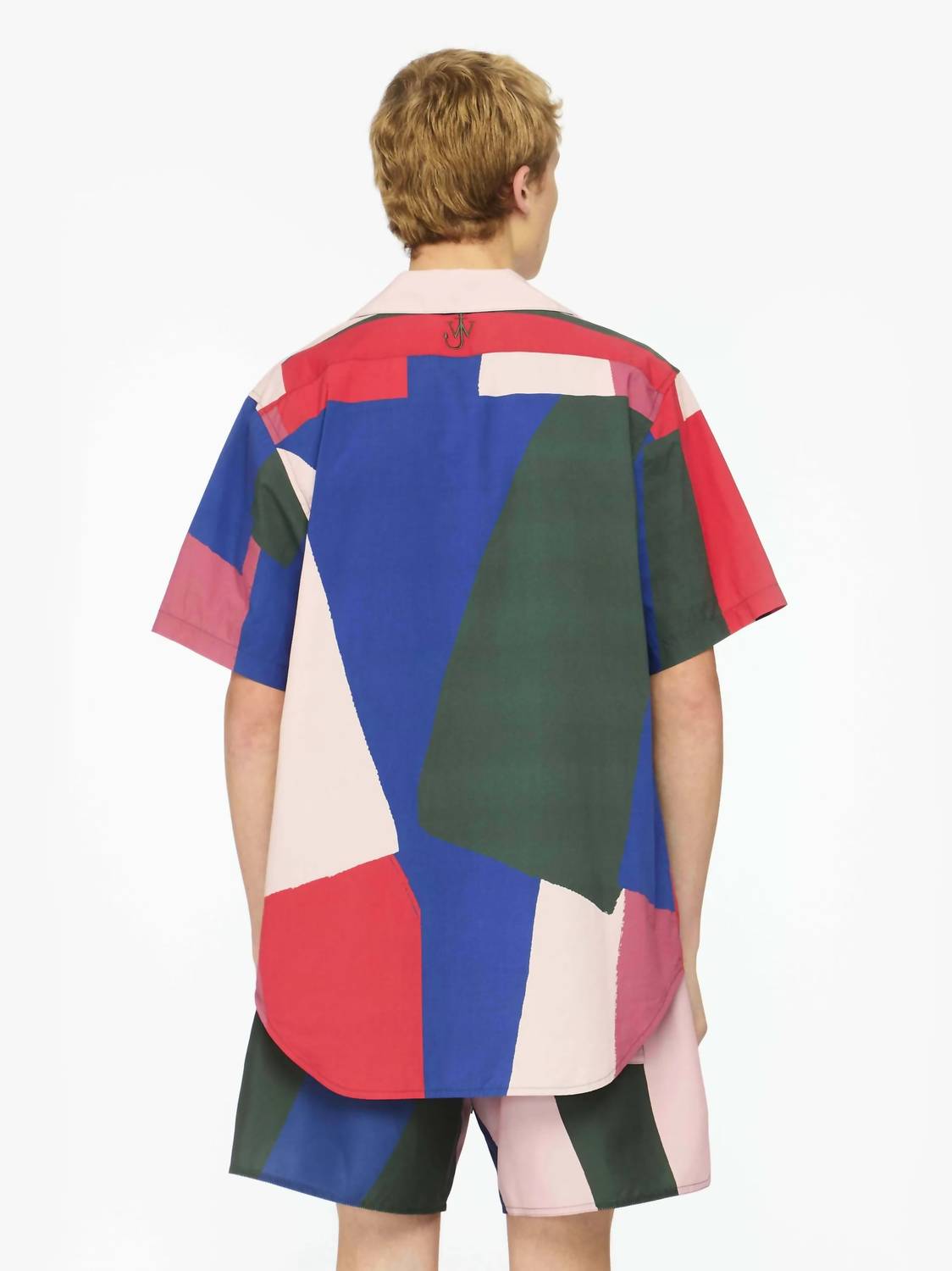 Jw Anderson - Zip Up Short Sleeve Printed Shirt