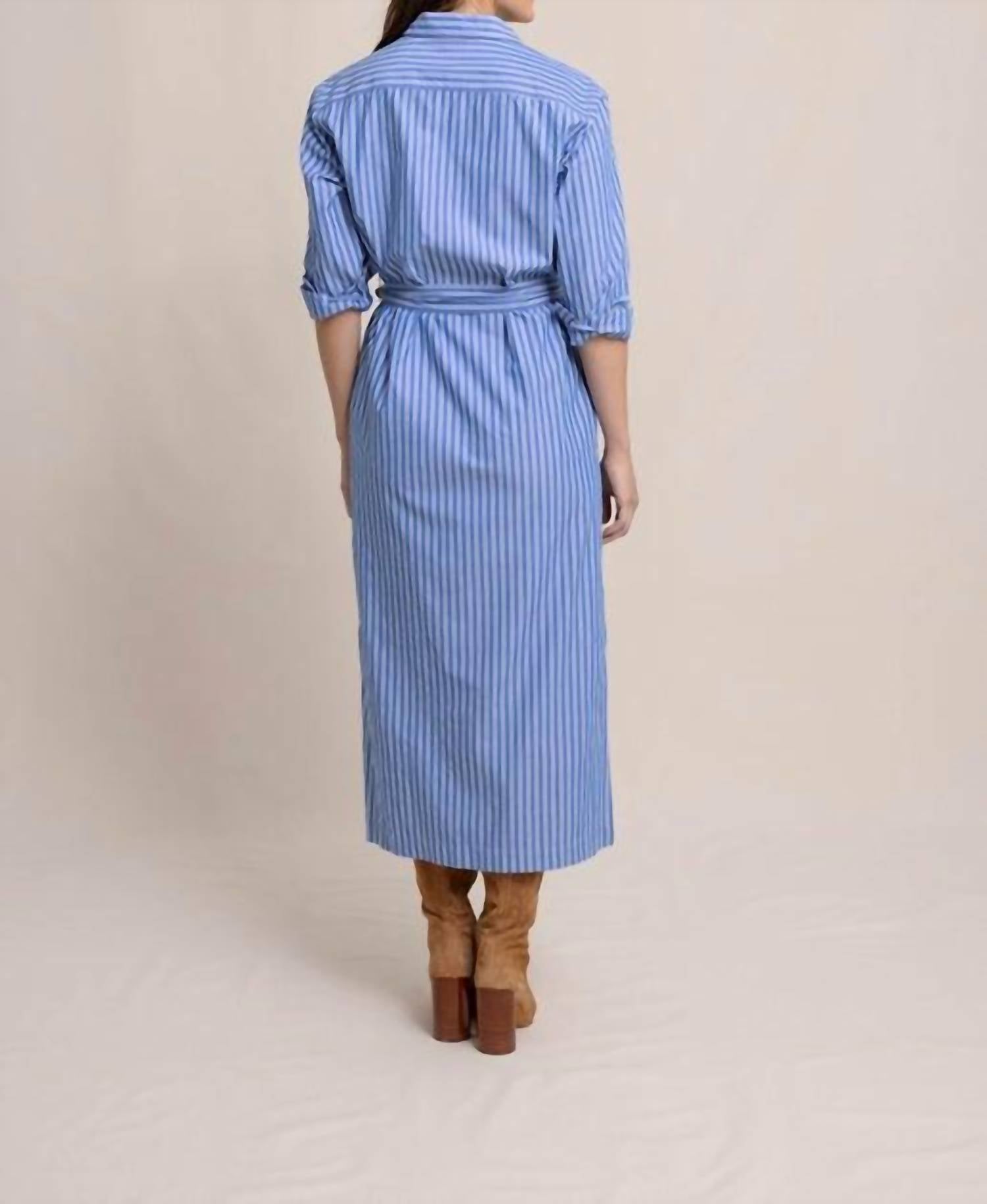 Southern Tide - Farren Striped Shirt Dress
