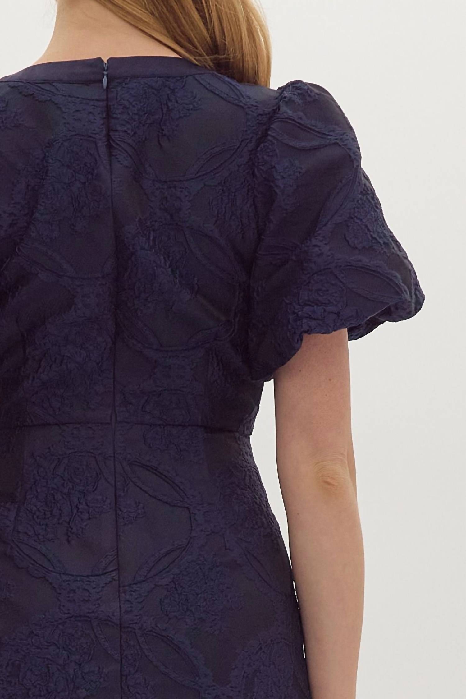entro Tinsley Mini Dress in blue - women's dress - view 7