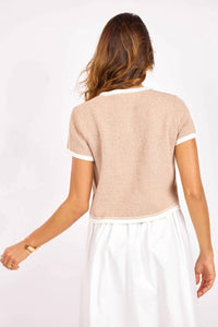 Sage The Label - Dewy Short Sleeve Cardigan