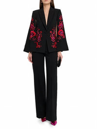 Ramy Brook - Lucinda Floral Blazer Style Cape