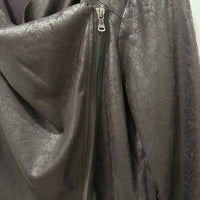Vigoss Crackled Suede Moto Jacket in black - women's jacket - detail view