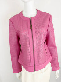 Iris Setlakwe - Women's Leather Perforated Jacket