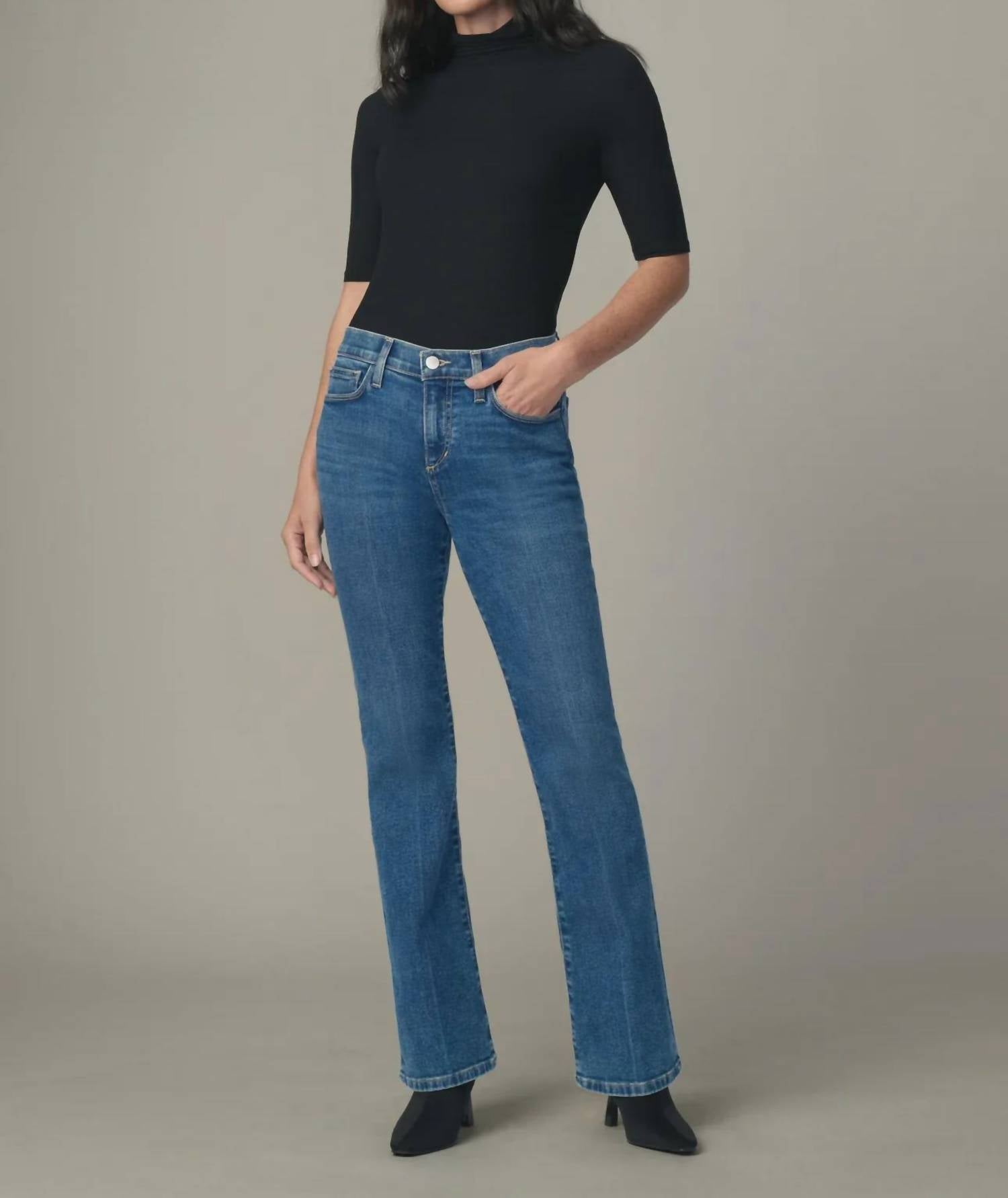 Joe'S Jeans - Provocateur Mid-rise Petite Bootcut Jeans