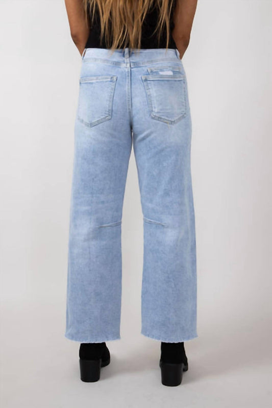 Vervet By Flying Monkey - Super High Waisted Barrel Jeans
