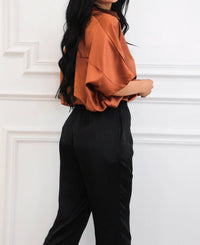 Do+Be - Vita High Waisted Satin Pants