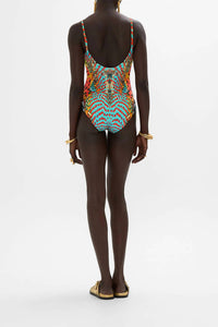 Camilla - Scoop Neck One Piece Desert Visions