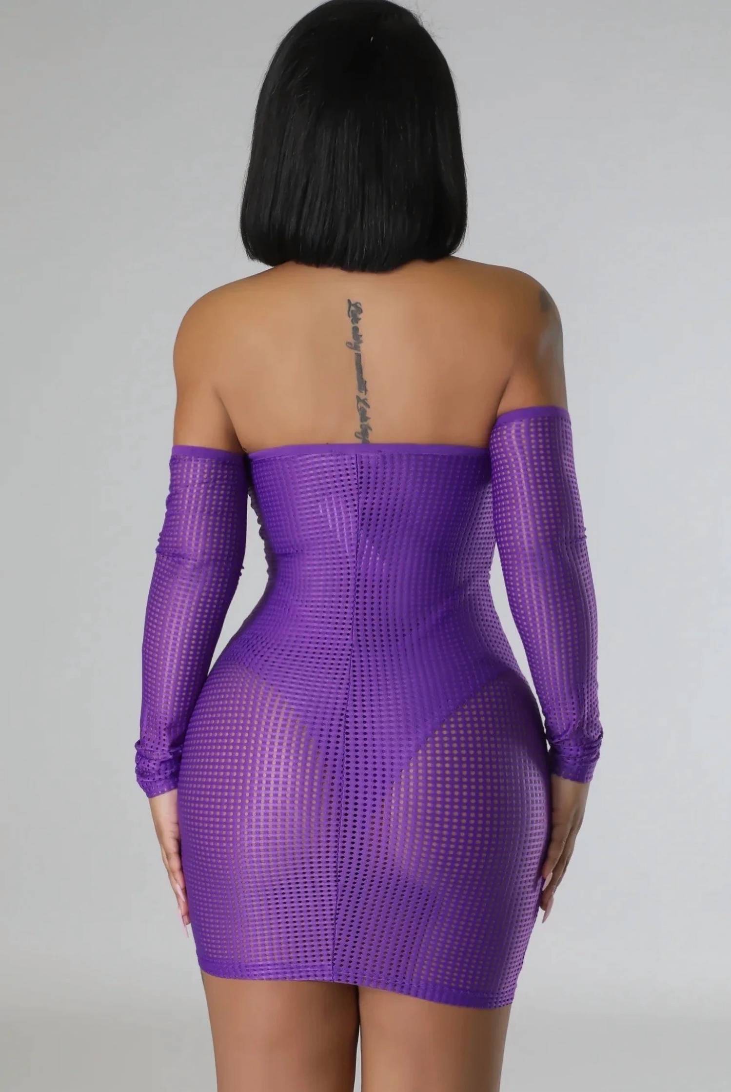 Good Time Usa - Catching Feelings - Bodysuit Long Sleeve Tube Dress
