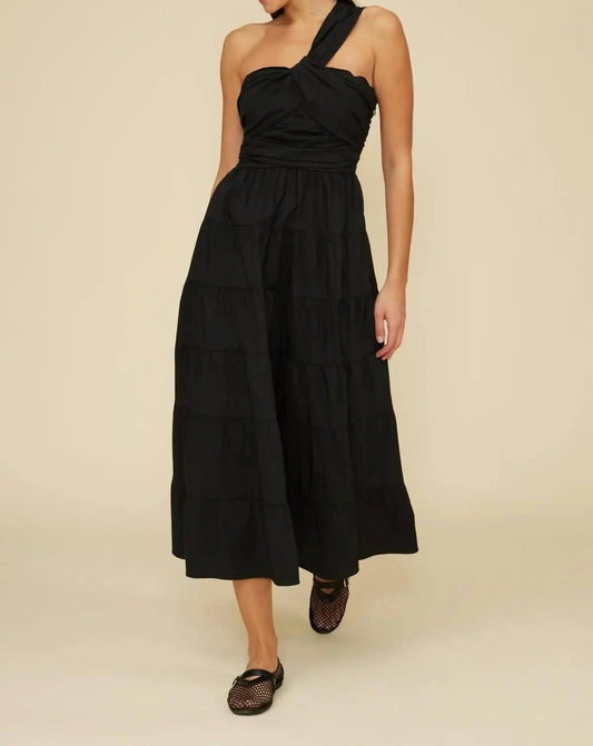 Lucy Paris - Christy Poplin Midi Dress