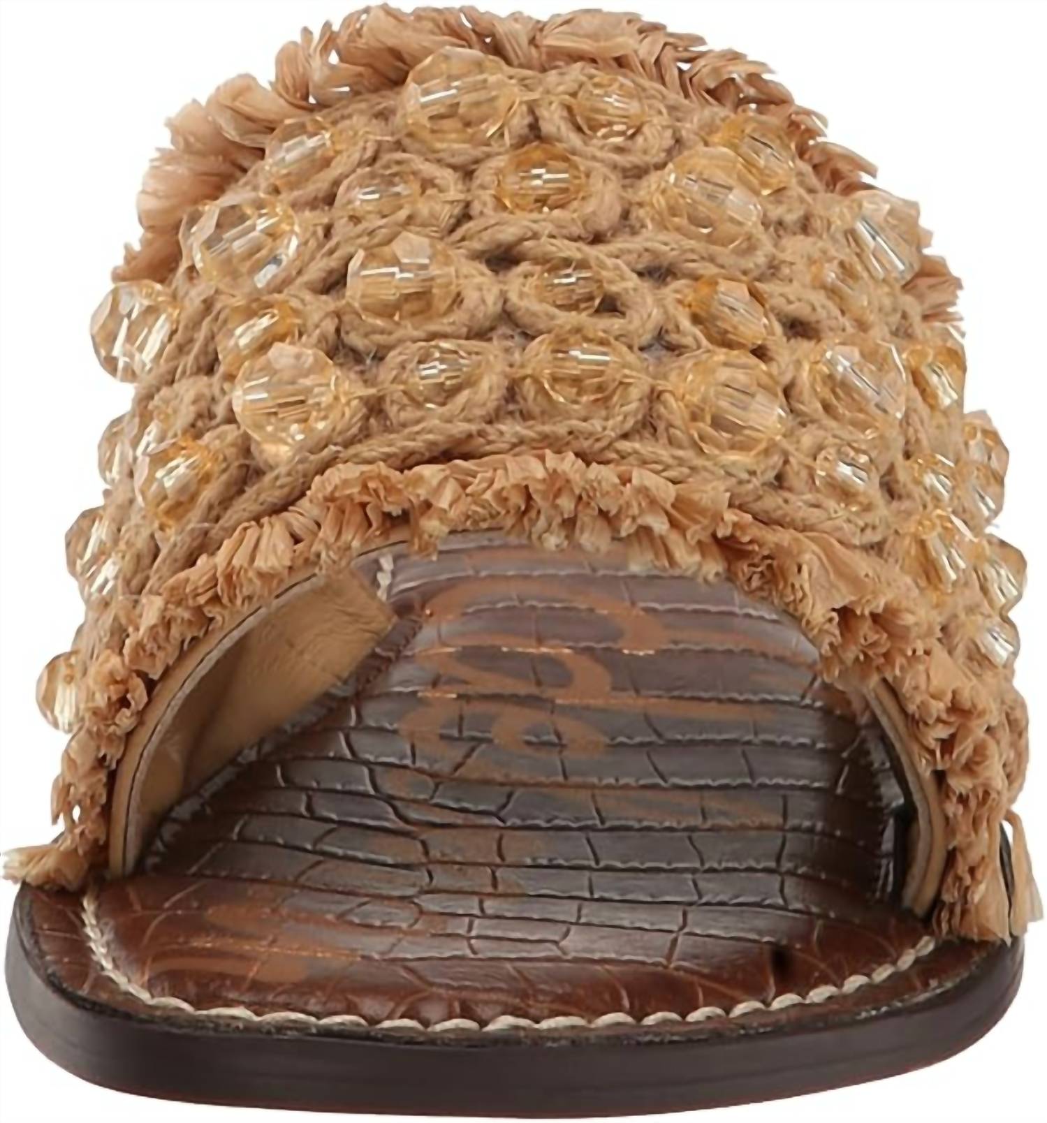 Sam Edelman - Women's Gladys Open Toe Slip On Flat Slides Fashion Sandals