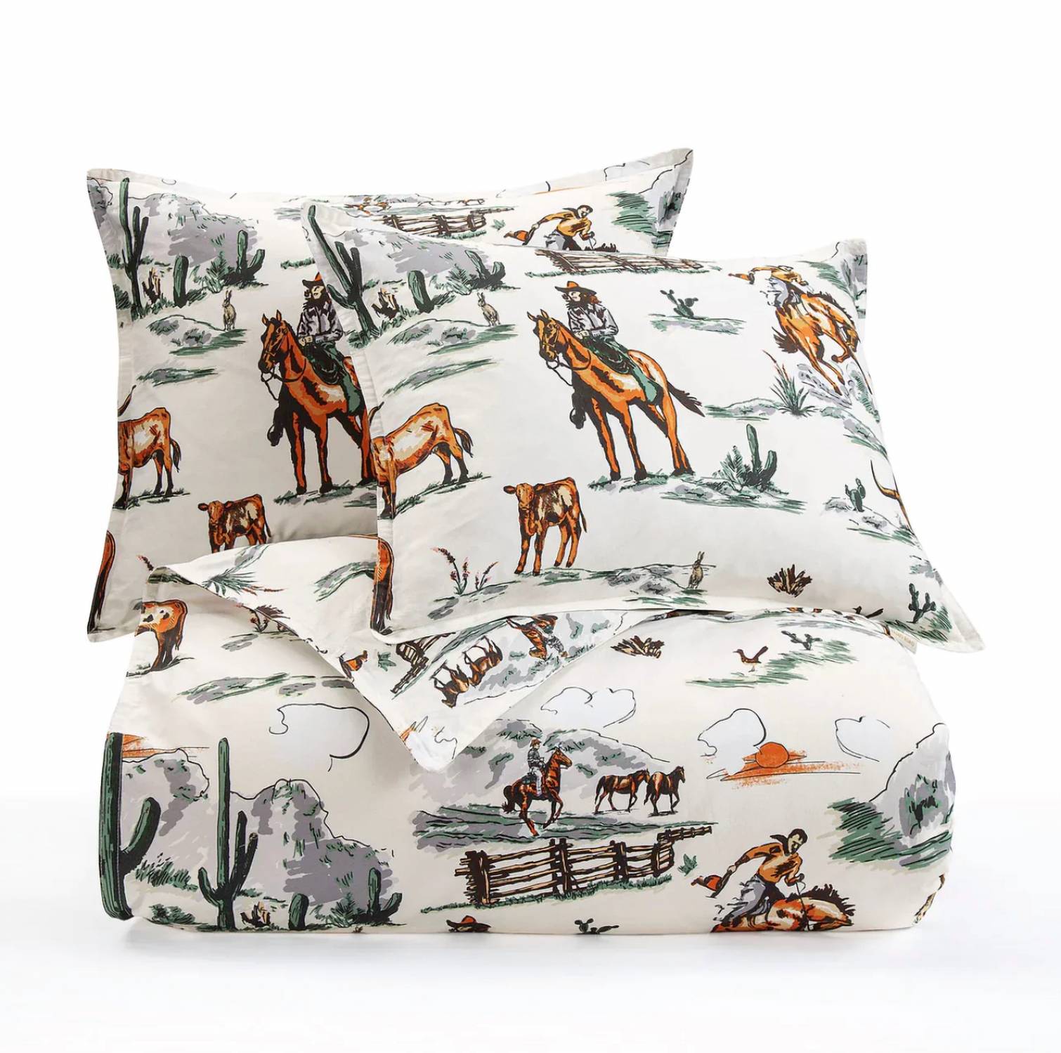 Hiend Accents - Ranch Life Reversible Color Duvet Set