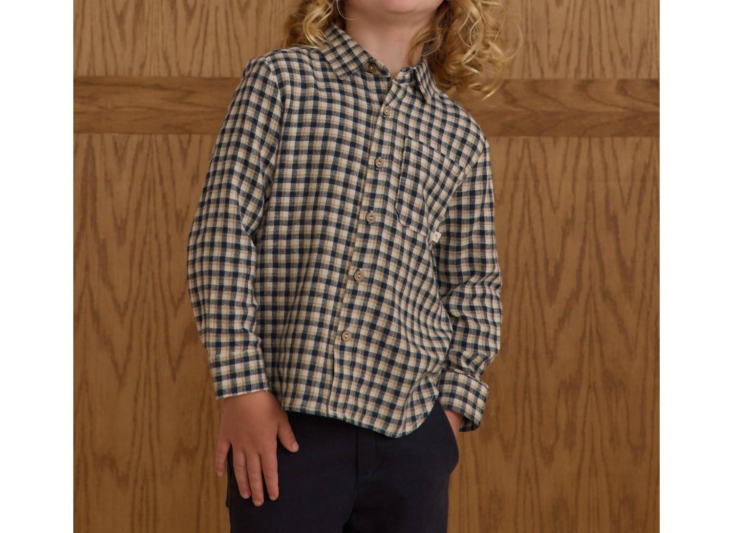 Rylee + Cru - Collared Long Sleeve Shirt