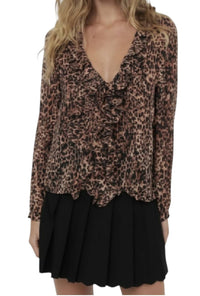 Sage The Label - Wild Dreams Ruffle Front Top