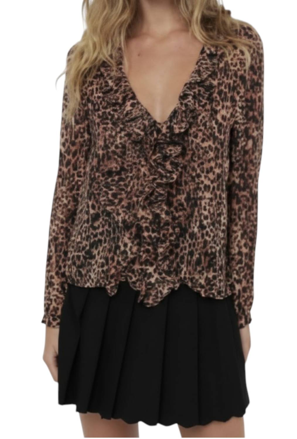 Sage The Label - Wild Dreams Ruffle Front Top