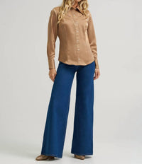 Wrangler - Wilson Glam Satin Western Snap Shirt