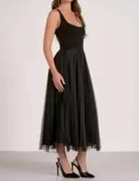 Elan - Maxi Tank Tulle Skirt Dress