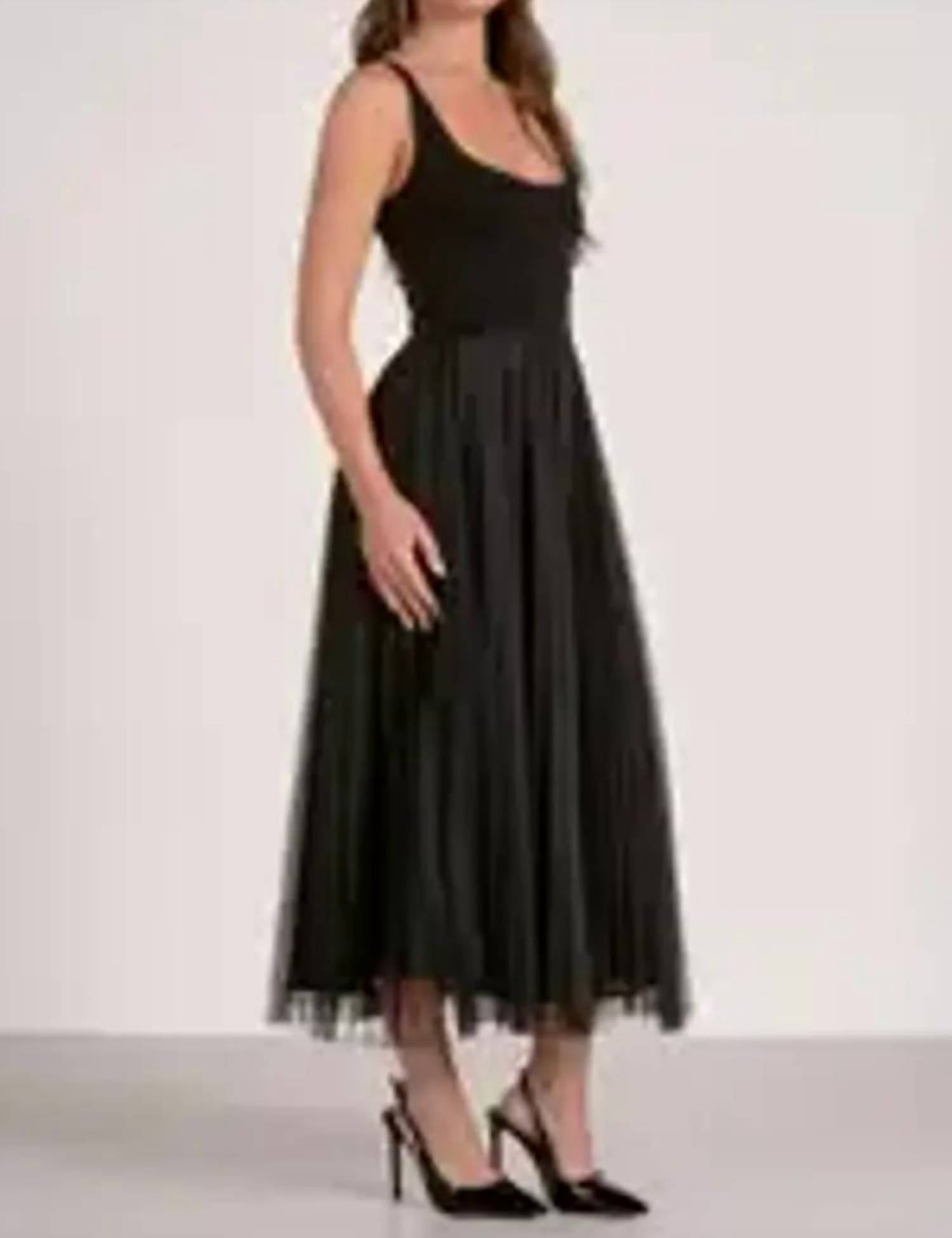 Elan - Maxi Tank Tulle Skirt Dress