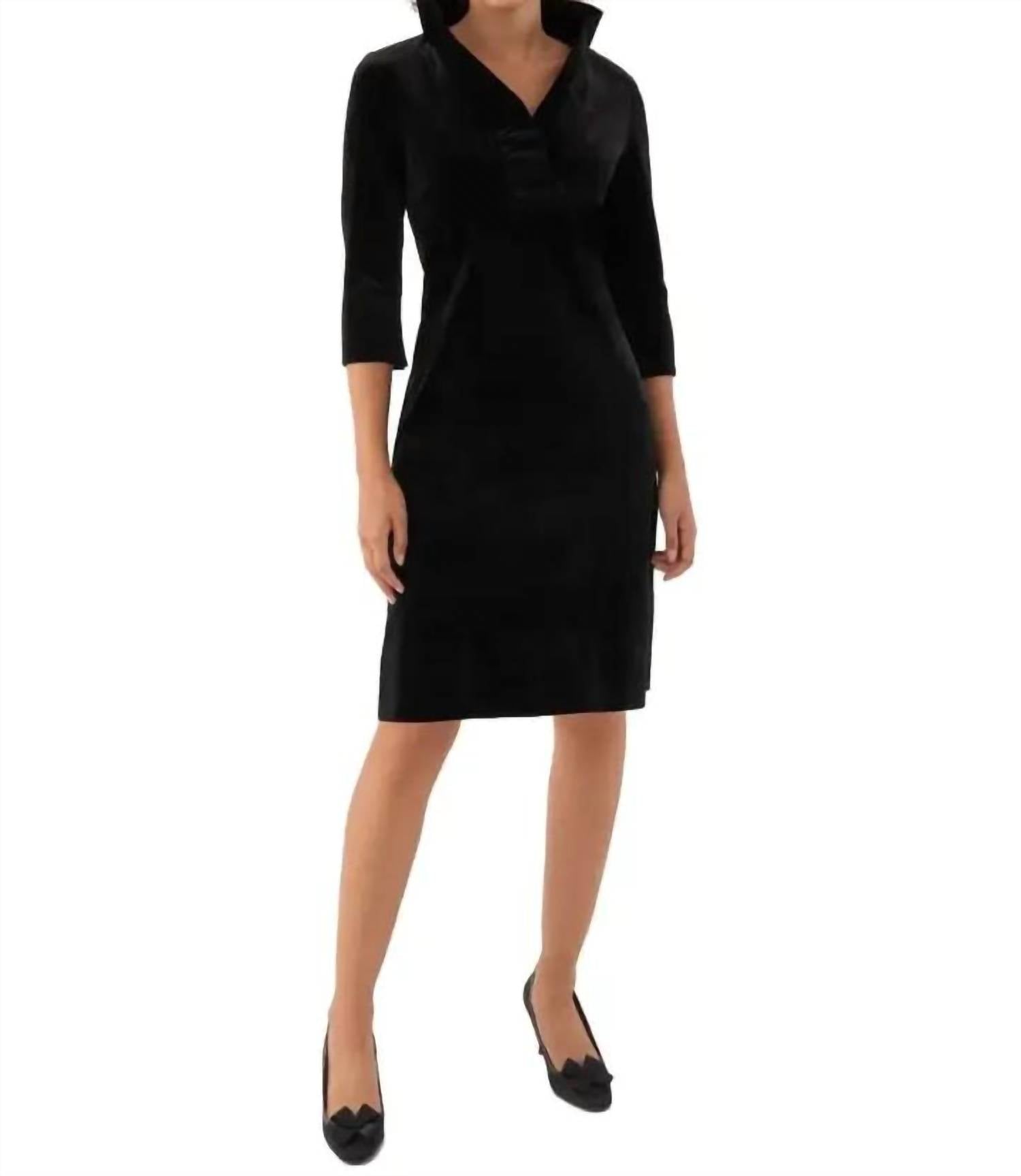 Gretchen Scott - Ruff Neck Dress