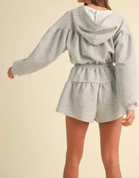 Mable - Gemini Scuba Sweatshirt Romper