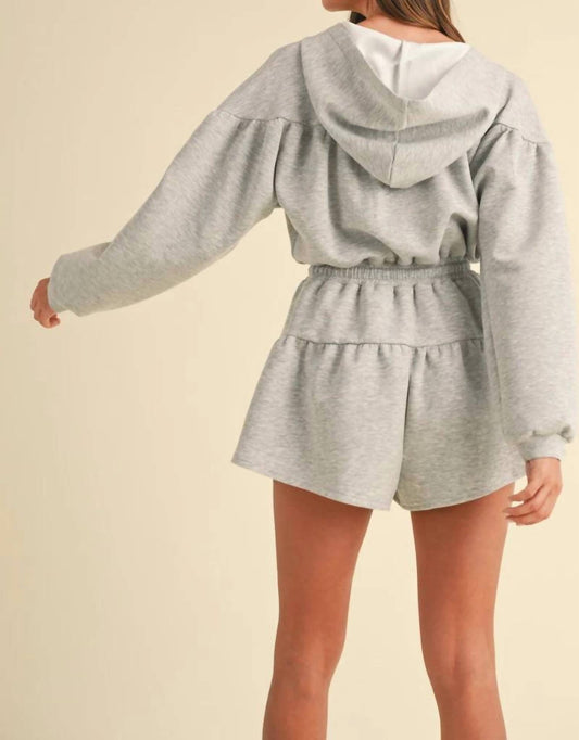Mable - Gemini Scuba Sweatshirt Romper