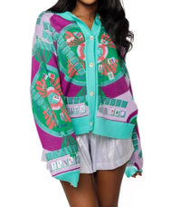 Queen Of Sparkles - Mahjong Button Up Cardigan