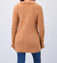 Fdj - Fringed Cardigan Coat